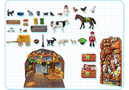 4151-A Adventskalender "Weihnachtsfest der Tiere" detail image 2